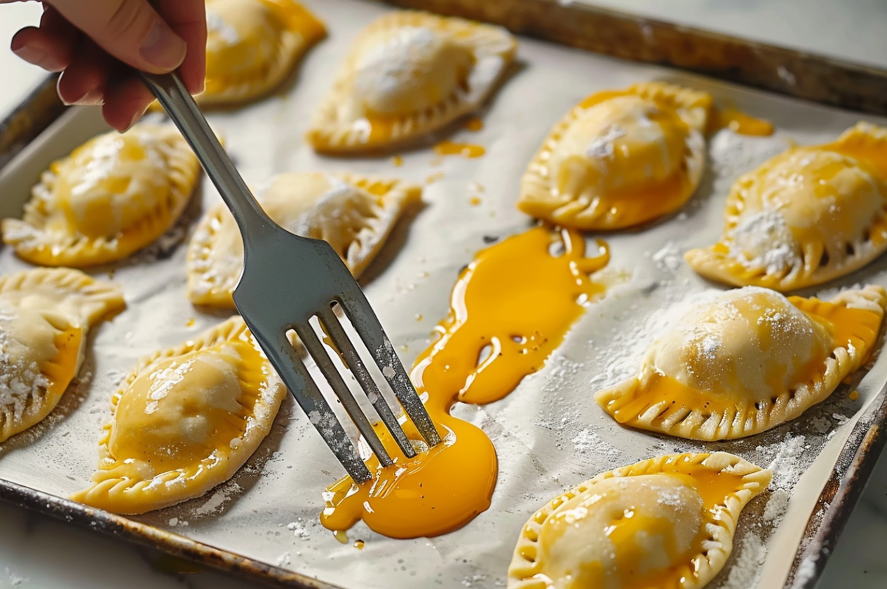 Golden Jamaican beef patties with a flaky crust and spicy ground beef filling.