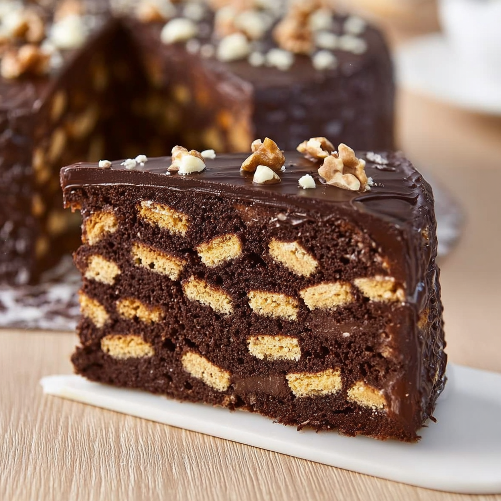 British Chocolate Biscuit Cake