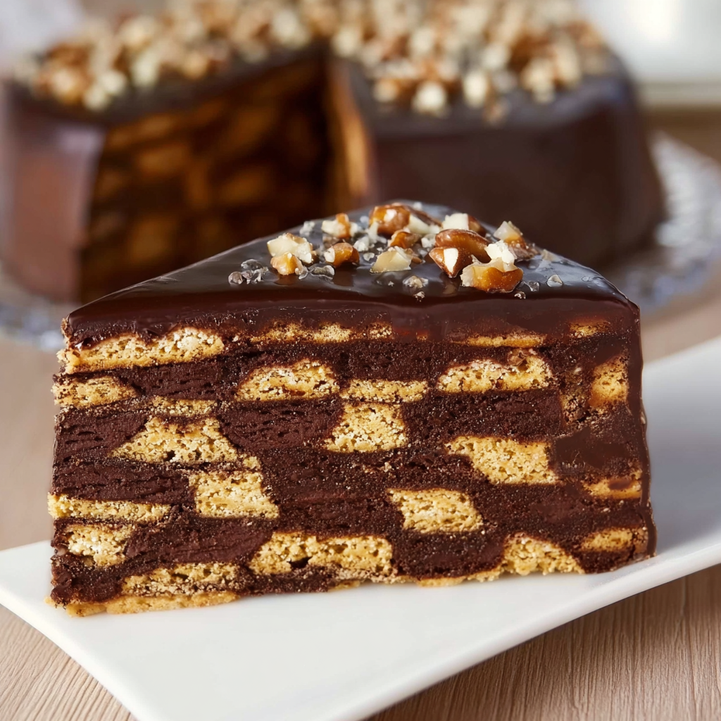 British Chocolate Biscuit Cake