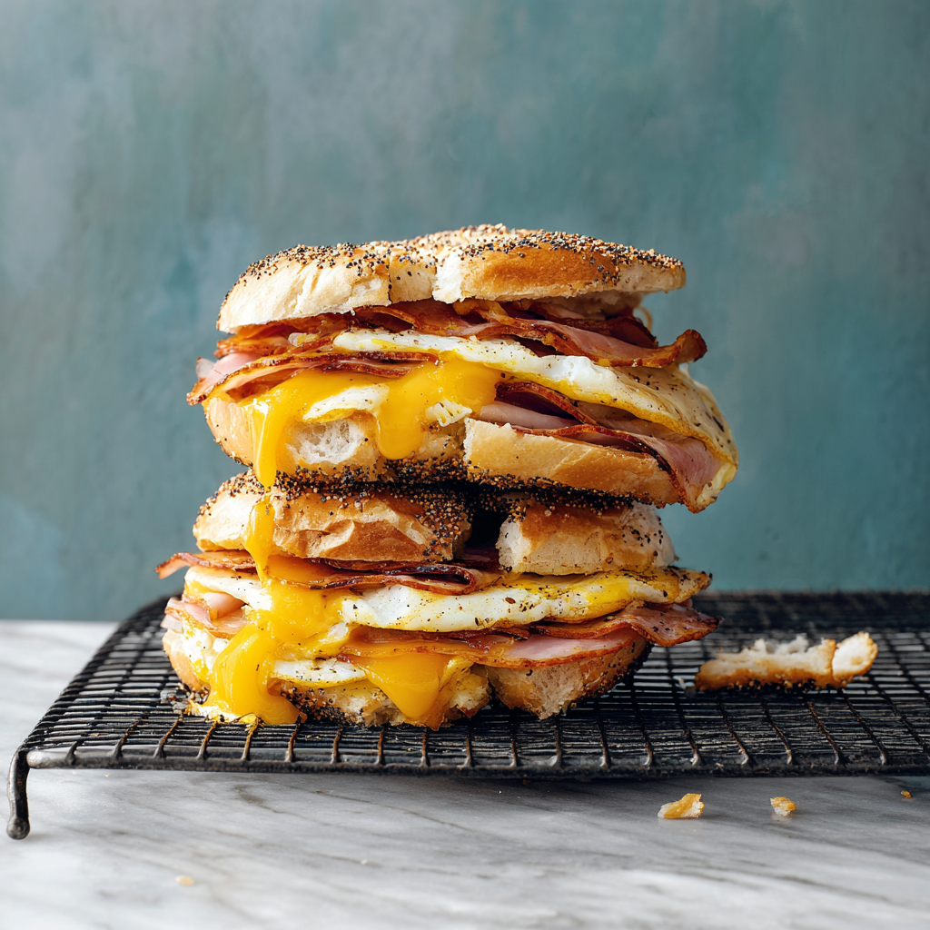 Bagel Grilled Cheese