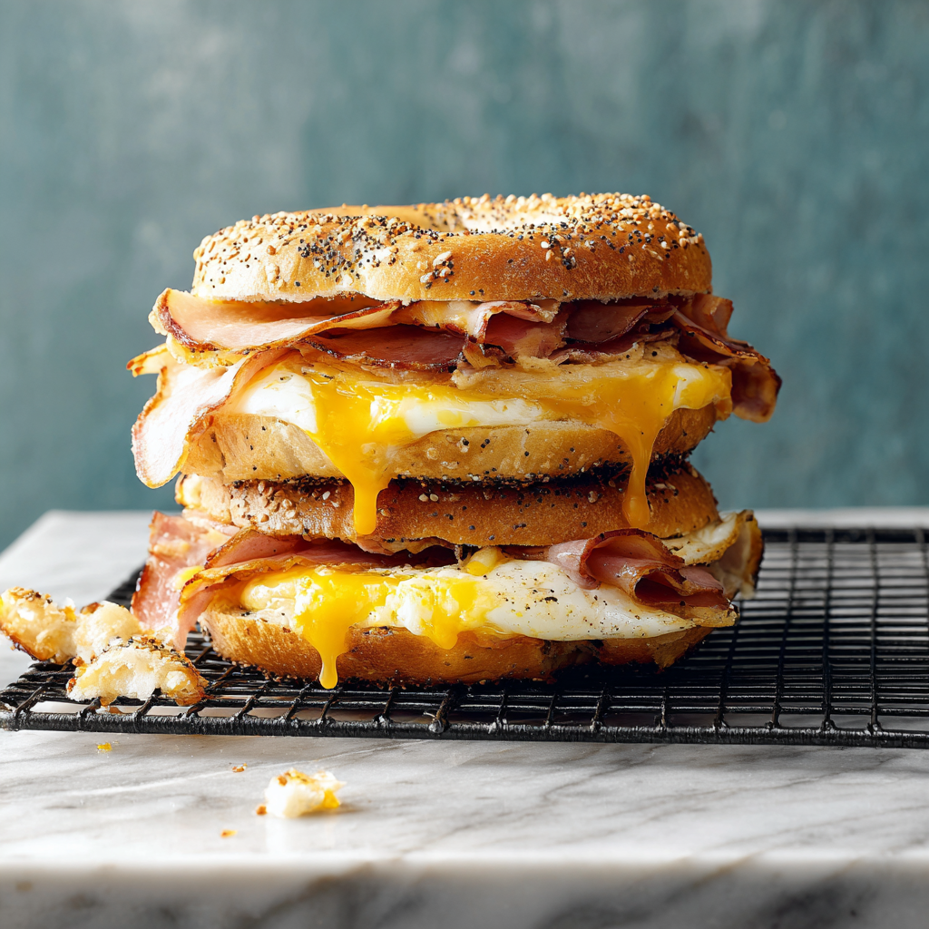 Bagel Grilled Cheese