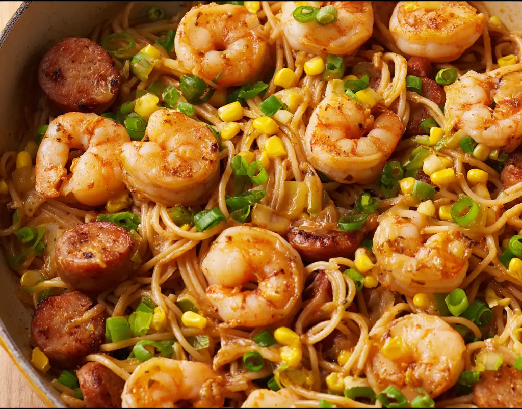 Seafood Boil Noodles Recipe