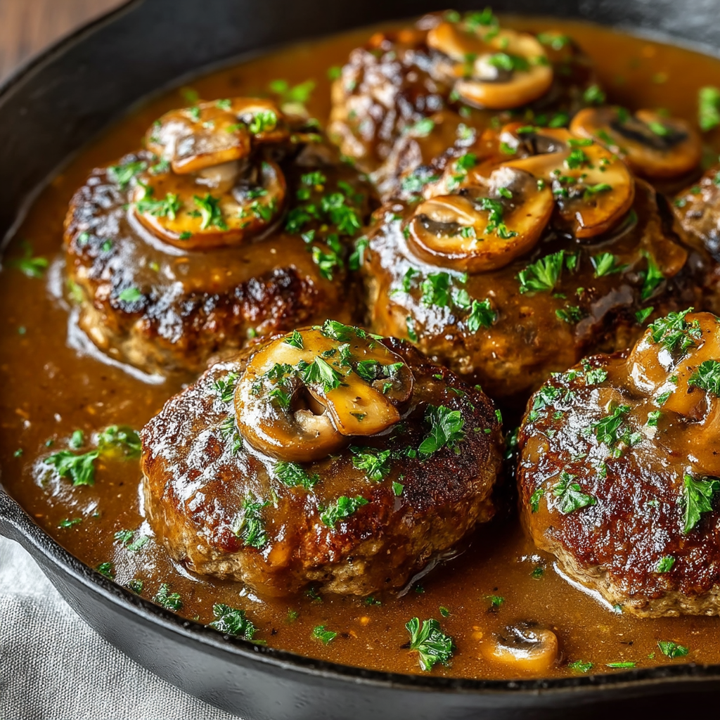 Smothered Hamburger Steaks Magic