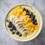 Peach and Mango Smoothie Bowl