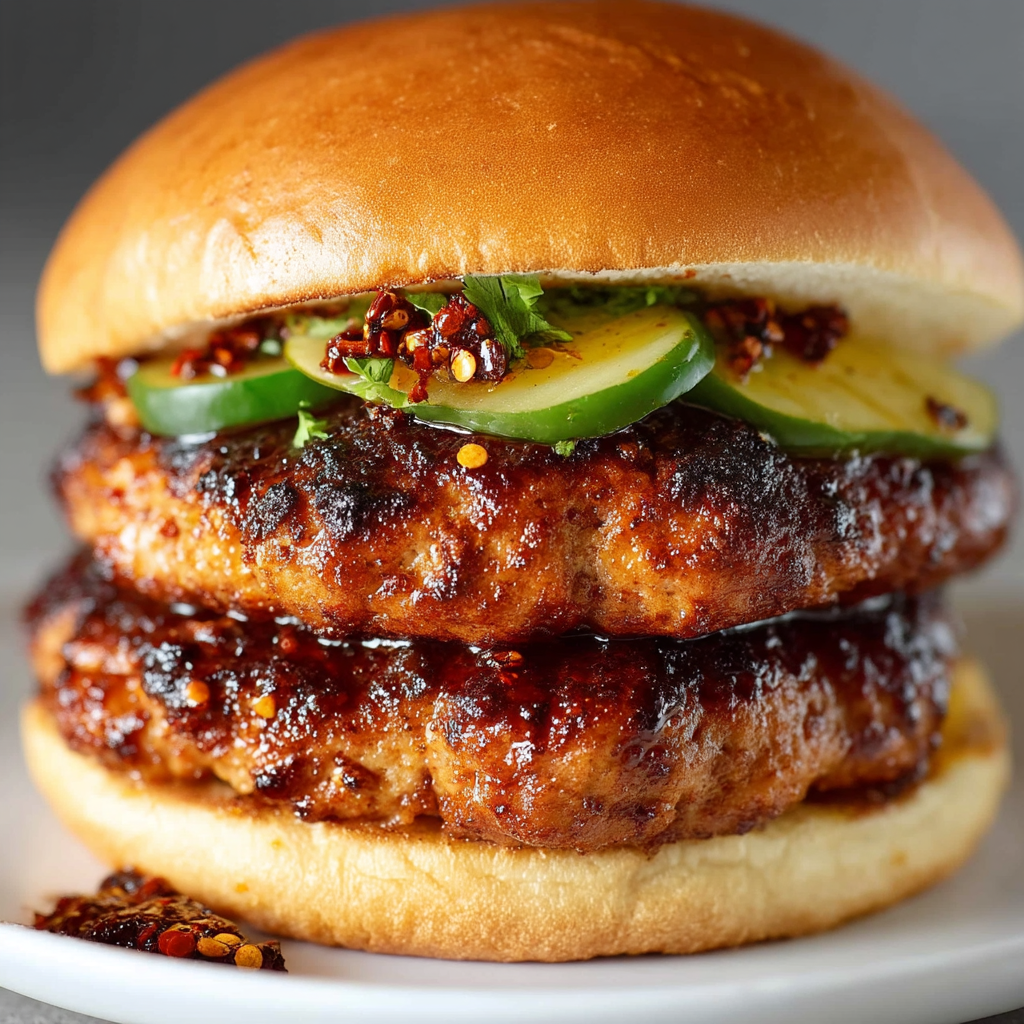 Ground Chicken Burgers