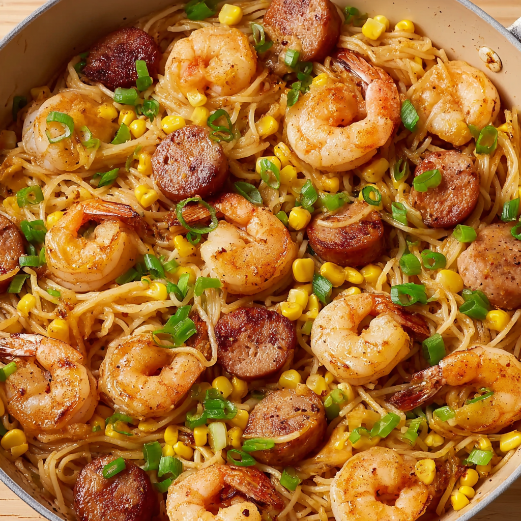Seafood Boil Noodles