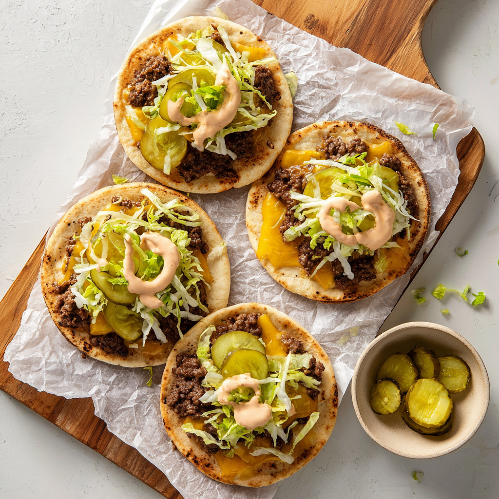 Big Mac Smash Tacos