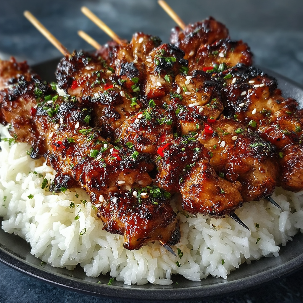 Chicken Teriyaki Skewers
