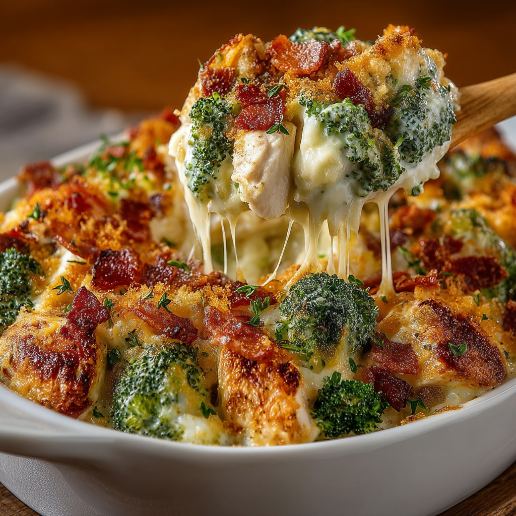 Baked Potato Chicken and Broccoli Casserole