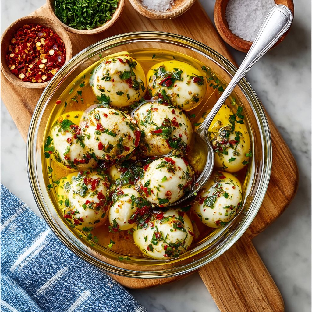 Marinated Mozzarella Balls