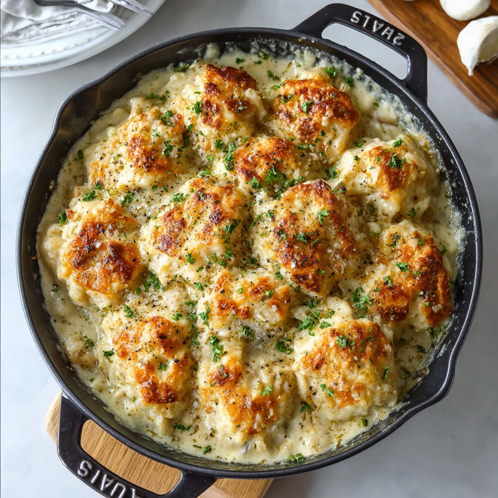 Cheddar Bay Biscuit Seafood Pot Pie