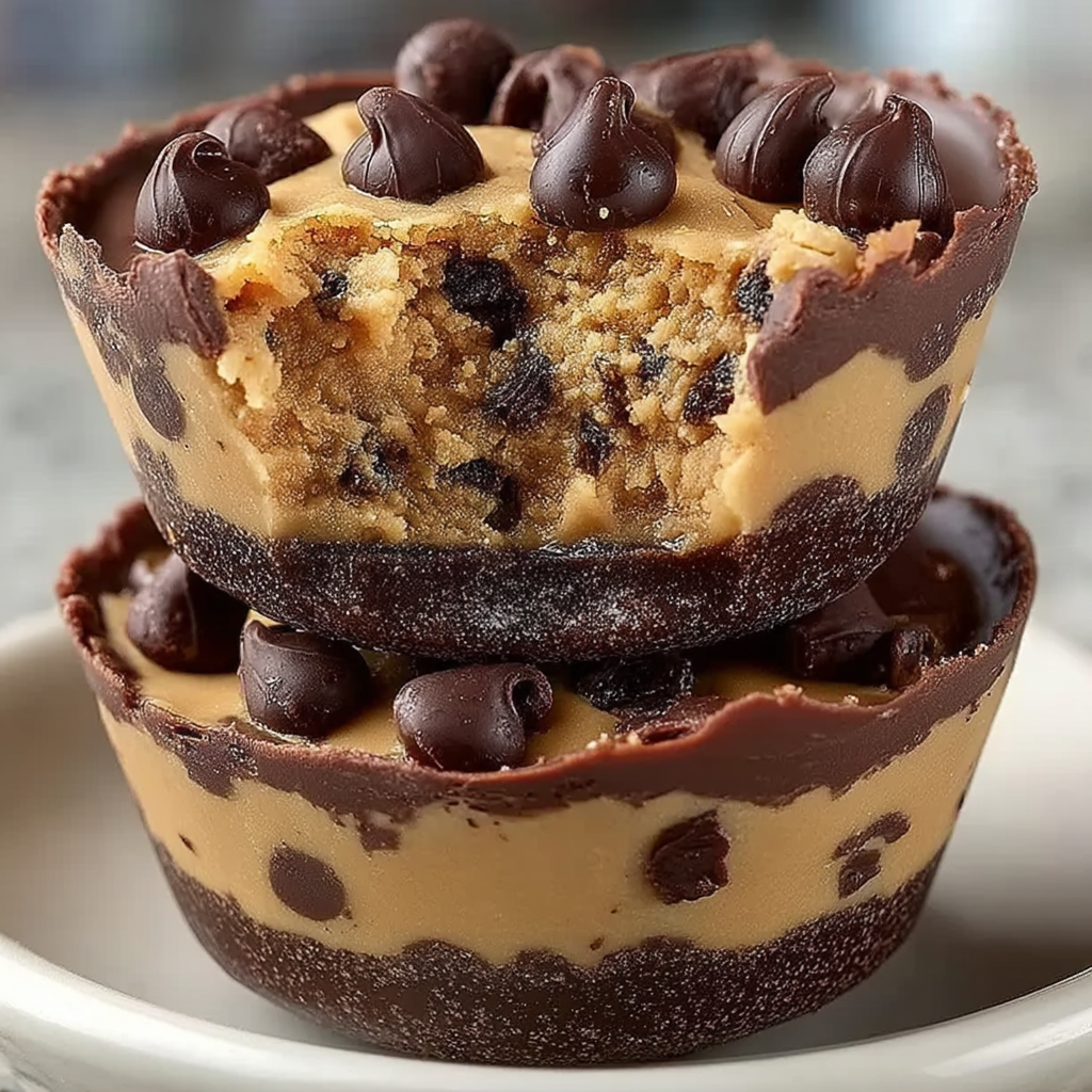 Chocolate Chip Cookie Dough Cups