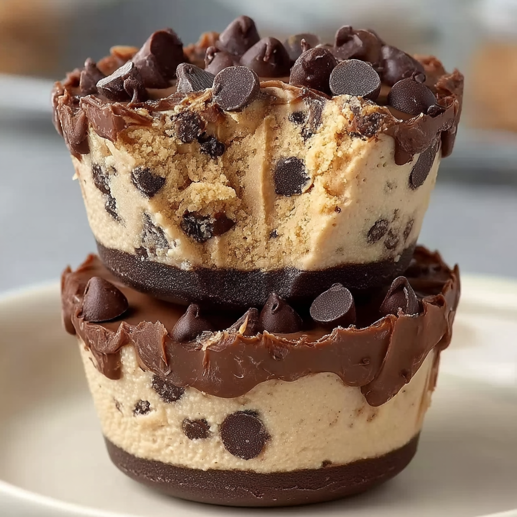 Chocolate Chip Cookie Dough Cups