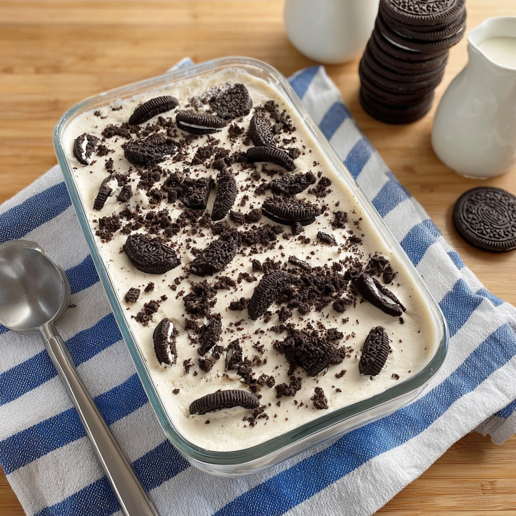 3 Ingredients Oreo Ice Cream