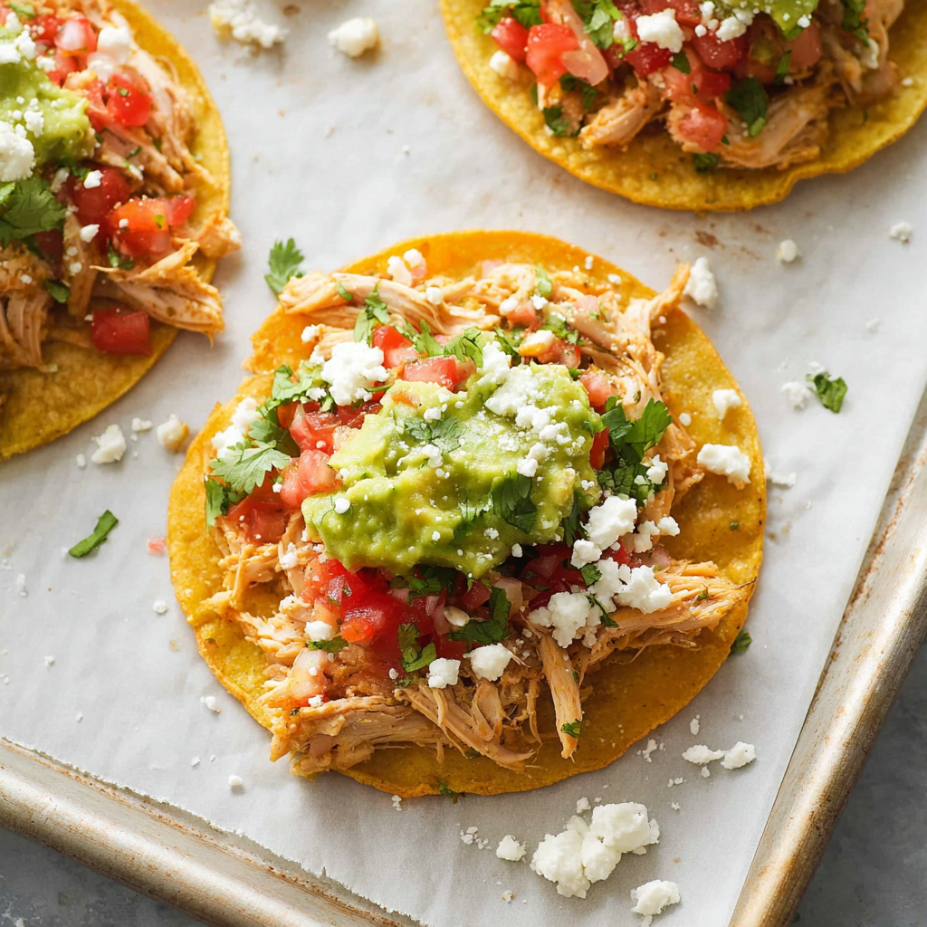 Chicken Tostadas