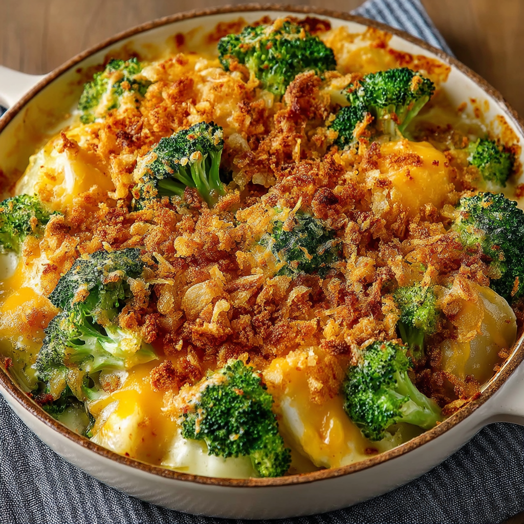 Baked Potato Chicken and Broccoli Casserole