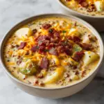Cheesy Hamburger Potato Soup