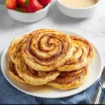 Sweet Cinnamon Roll Pancakes