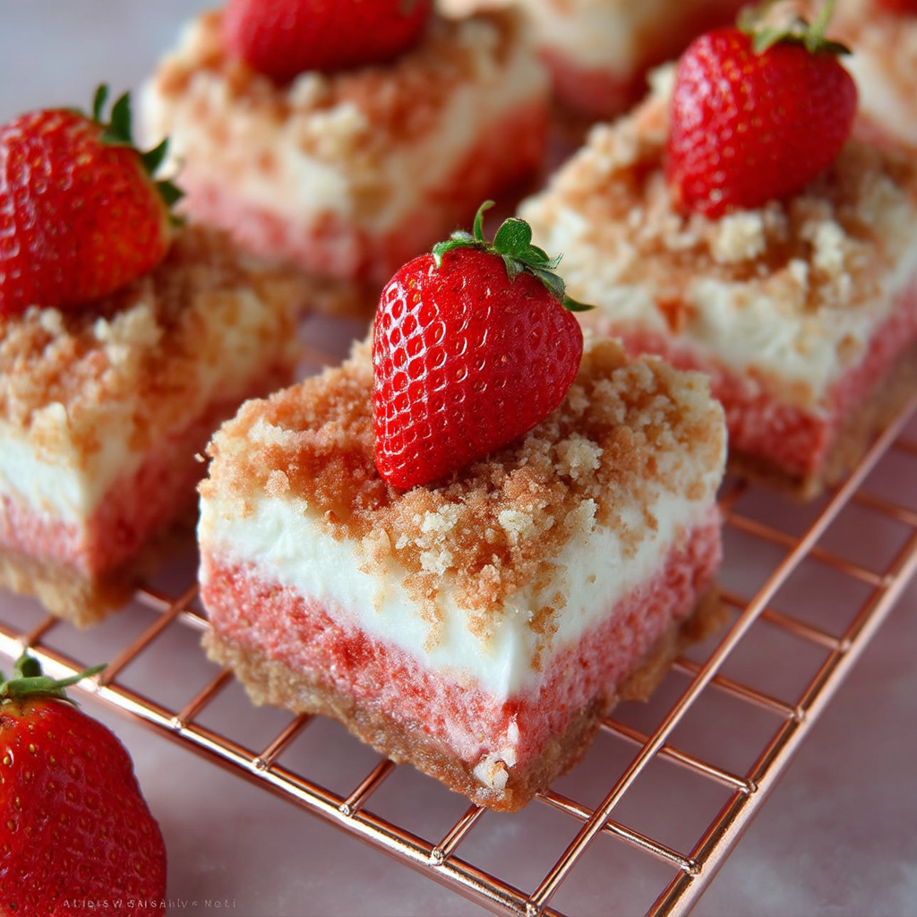Strawberry Crunch Cheesecake Chunks