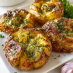 Crispy Smashed Baked Potatoes