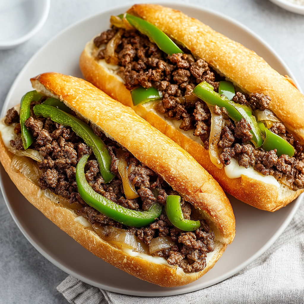 Philly Cheesesteak Sloppy Joes