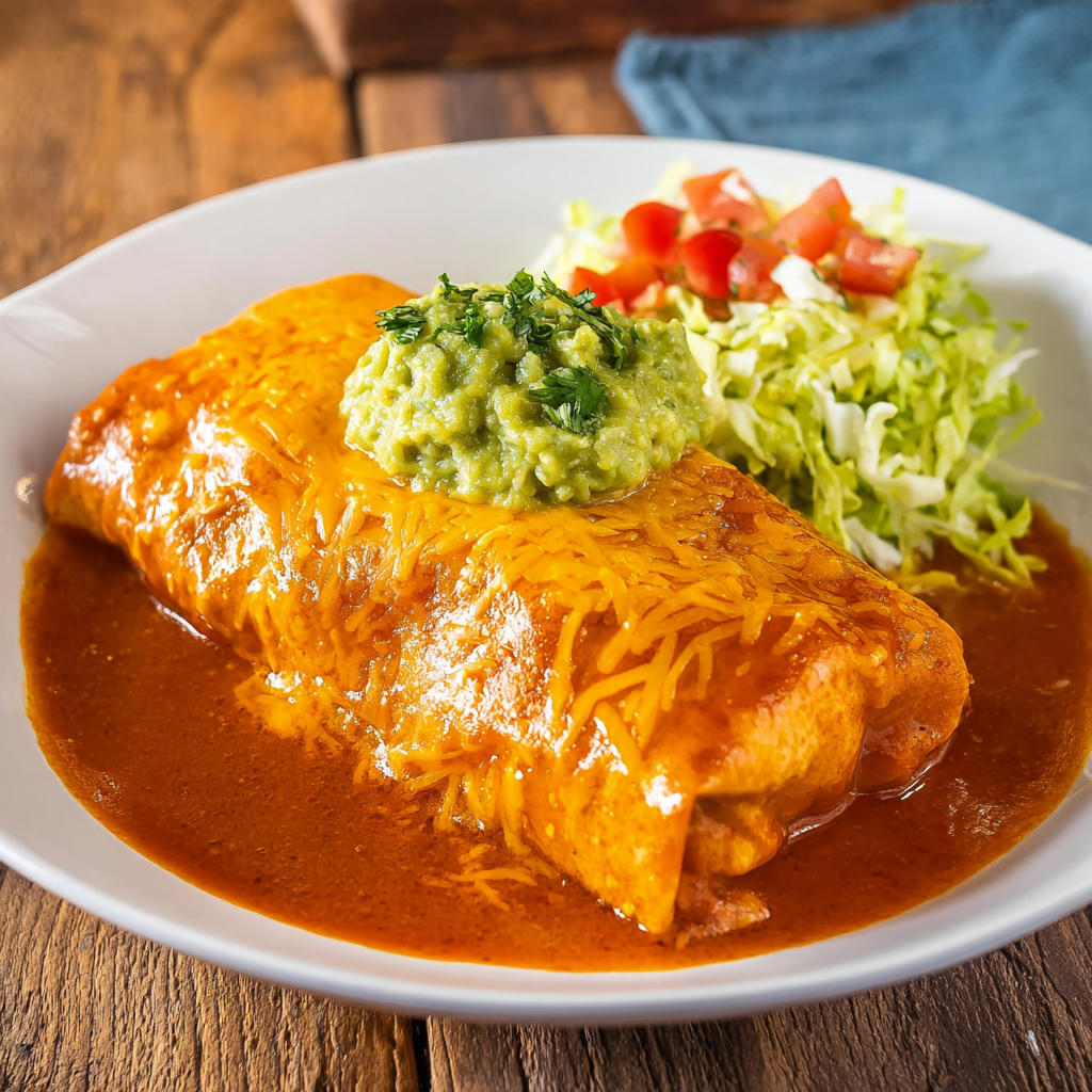 Smothered Chicken Burritos