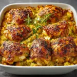 Chicken & Dressing Casserole