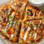 Buffalo Chicken Quesadillas