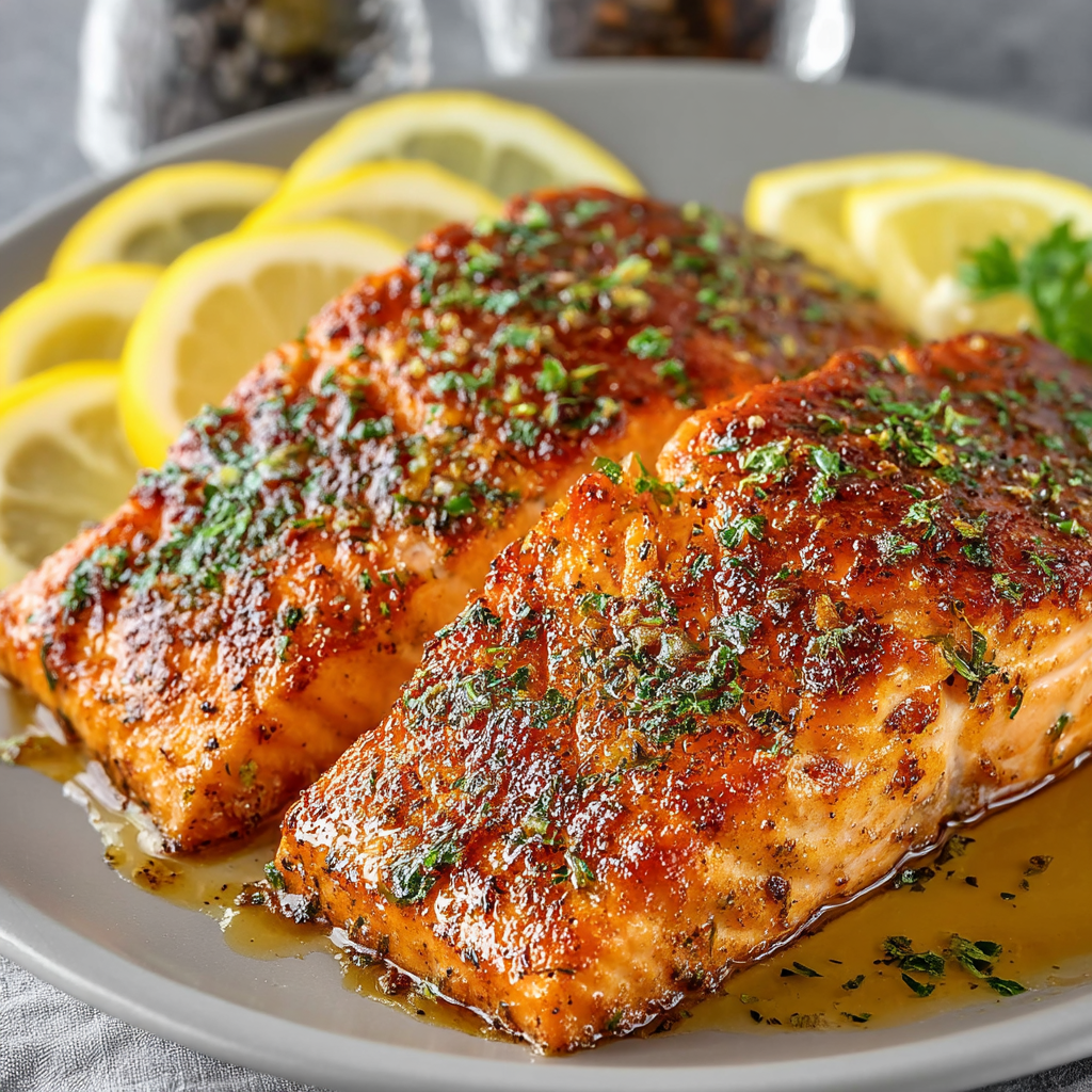 Texas Roadhouse-Style Baked Salmon