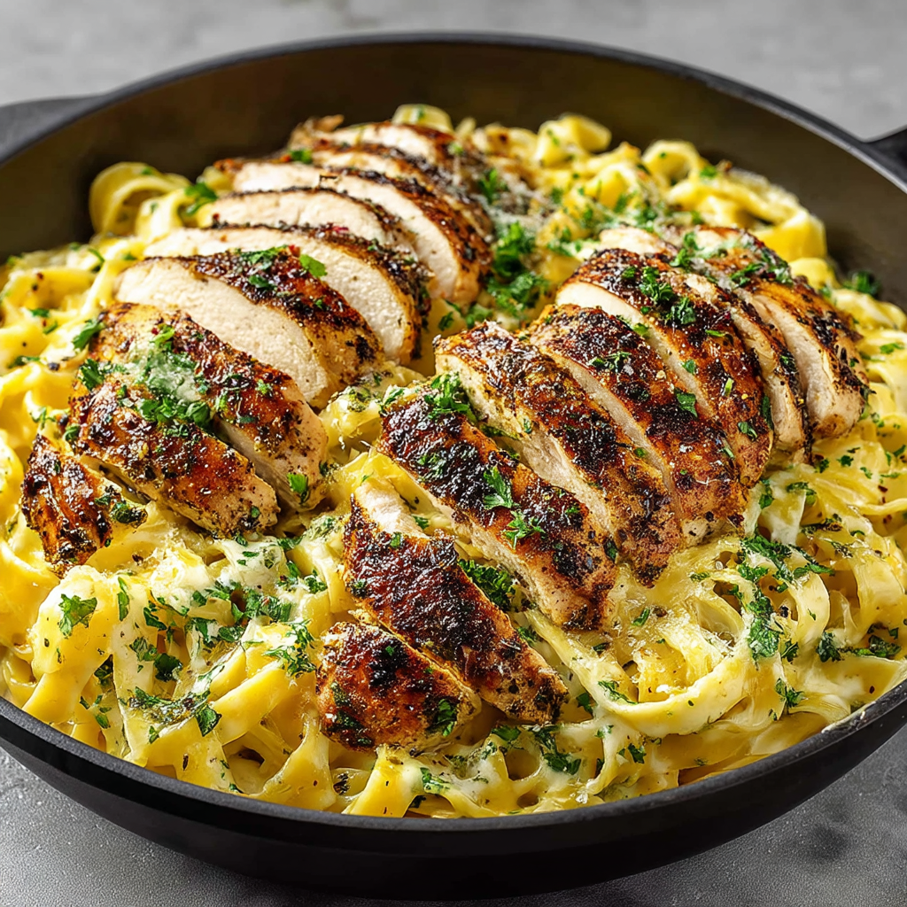 Creamy Chicken Alfredo Pasta