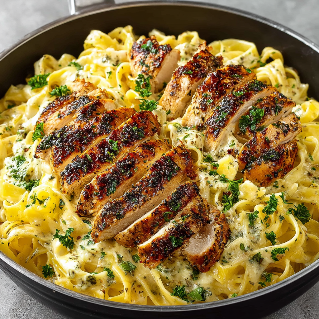 Creamy Chicken Alfredo Pasta