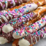 Loaded Caramel Dipped Pretzels