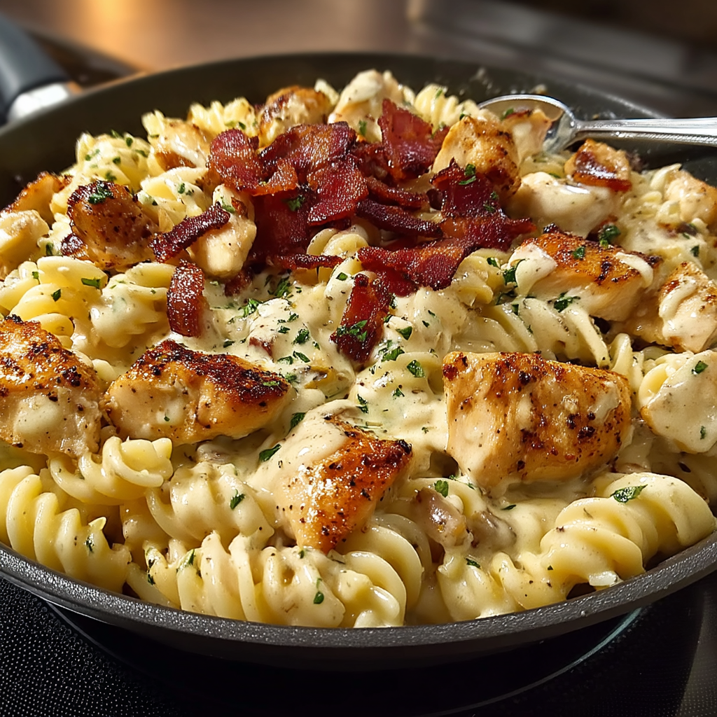 Chicken Bacon Ranch Pasta