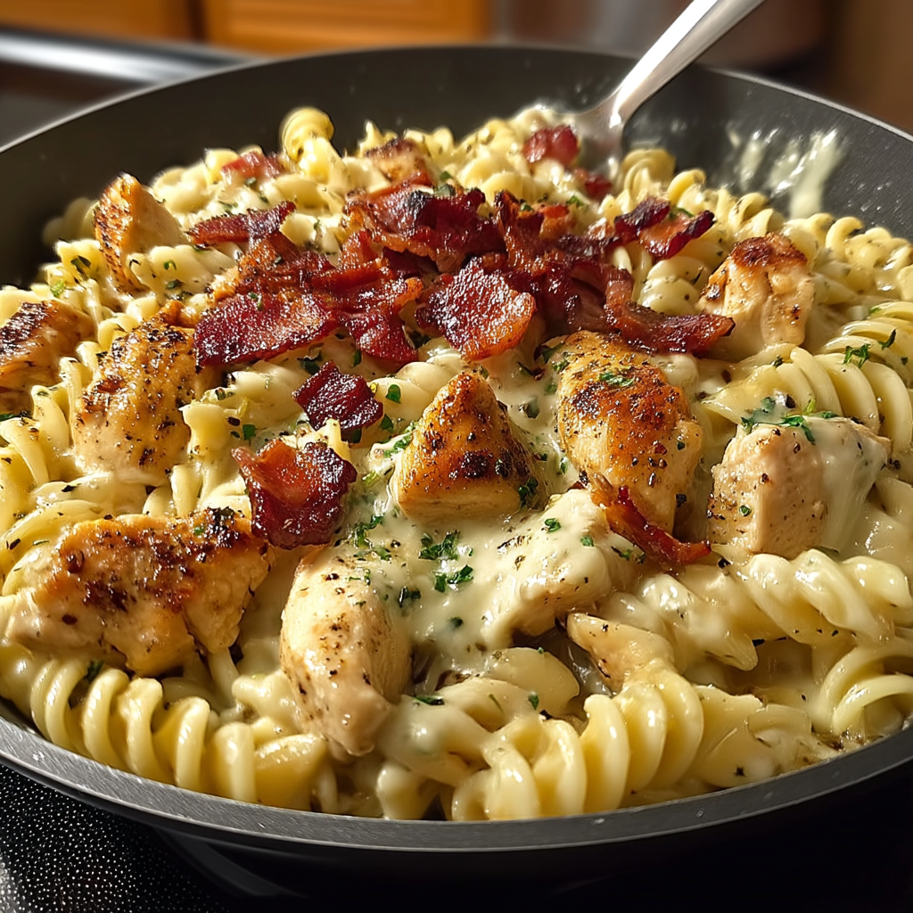 Chicken Bacon Ranch Pasta