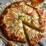 Apple Cheddar Galette with Crispy Herb