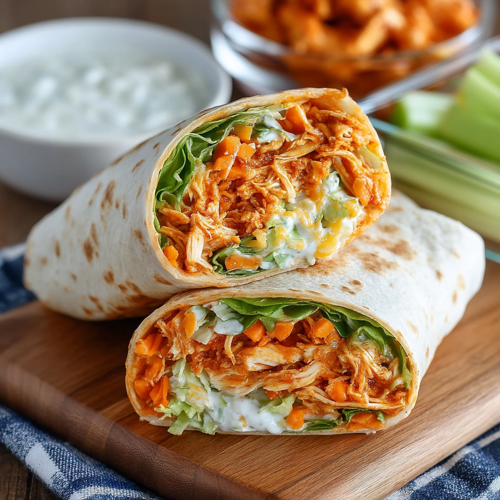 Buffalo Chicken Wraps
