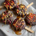 Chocolate Caramel Apple Pops