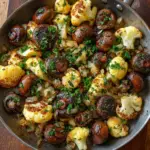 Garlic Mushroom Cauliflower Skillet