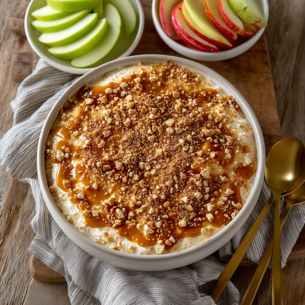 Cream Cheese Caramel Apple Dip