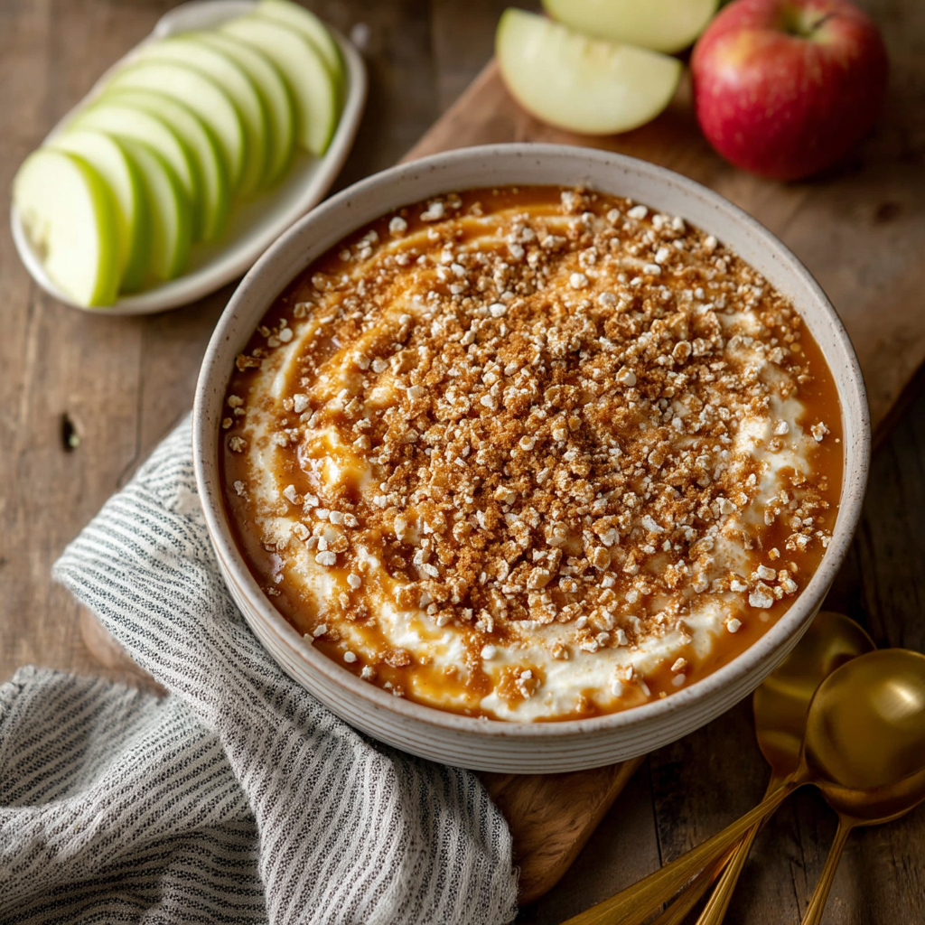 Cream Cheese Caramel Apple Dip