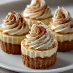 Egg Nog Mini Cheesecakes