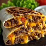 Cheeseburger Wrap Bliss