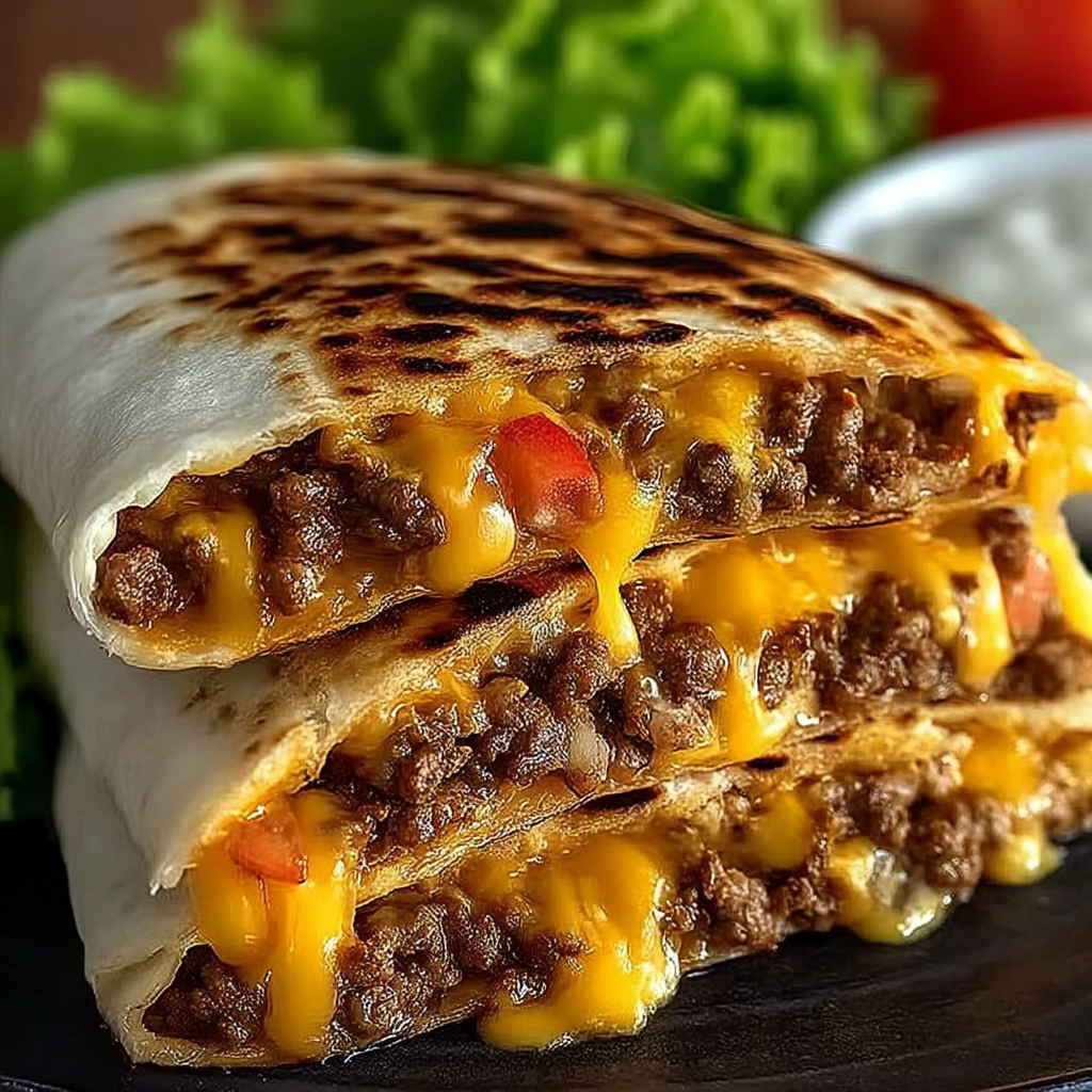 Cheeseburger Wrap Bliss