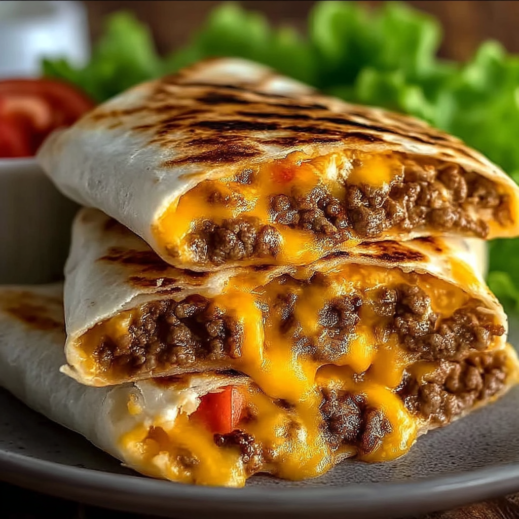 Cheeseburger Wrap Bliss