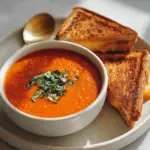 Tomato Soup with Grilled Cheese
