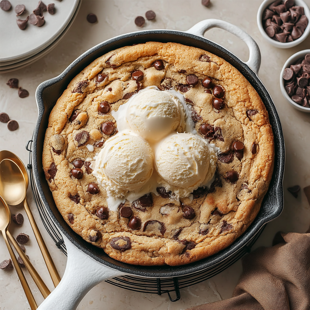 Skillet Cookie (Pizookie Recipe)