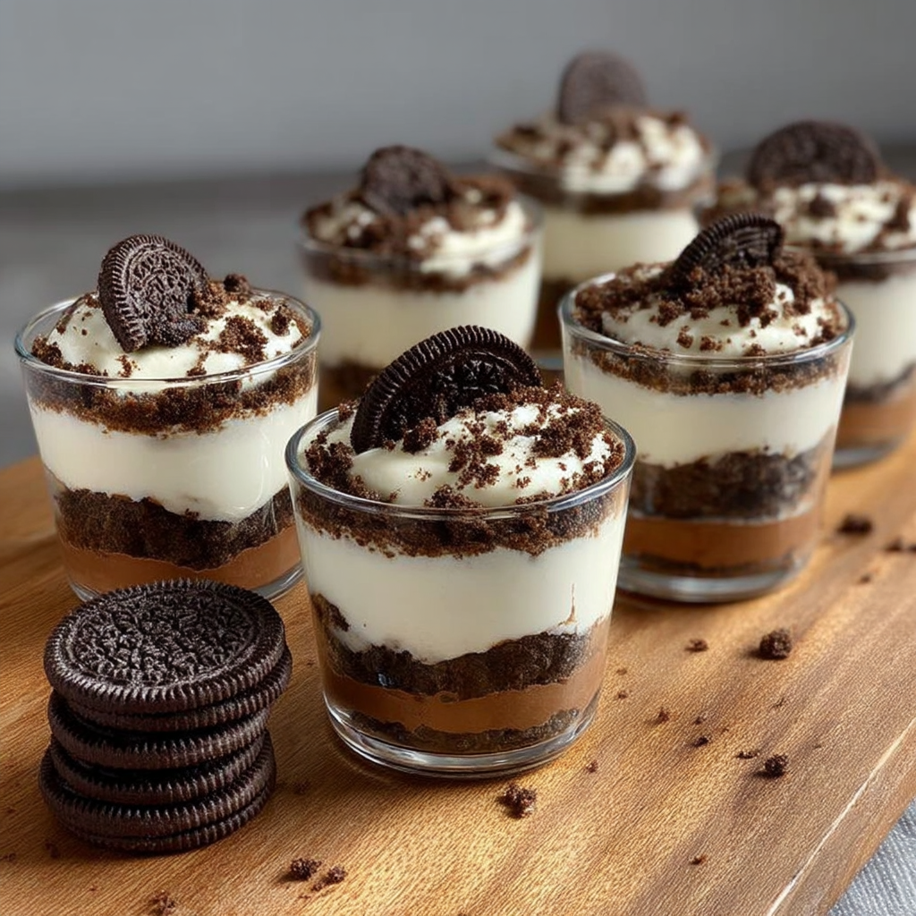 No Bake OREO Cheesecake Cups