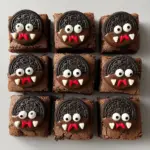 Minty Fudge Vampire Brownies