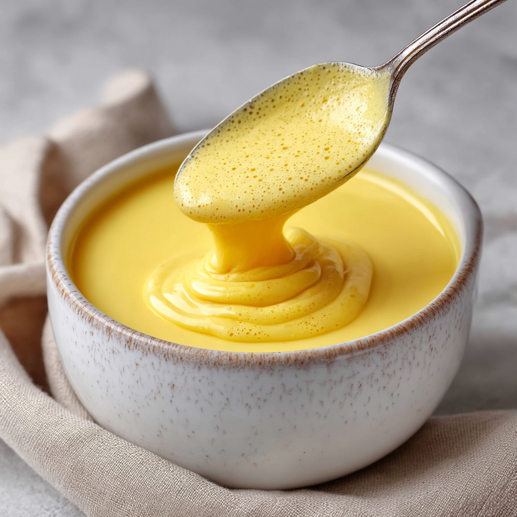 Blender Hollandaise Sauce for Eggs Benedict