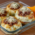 Ground Beef Stuffed Potatoe